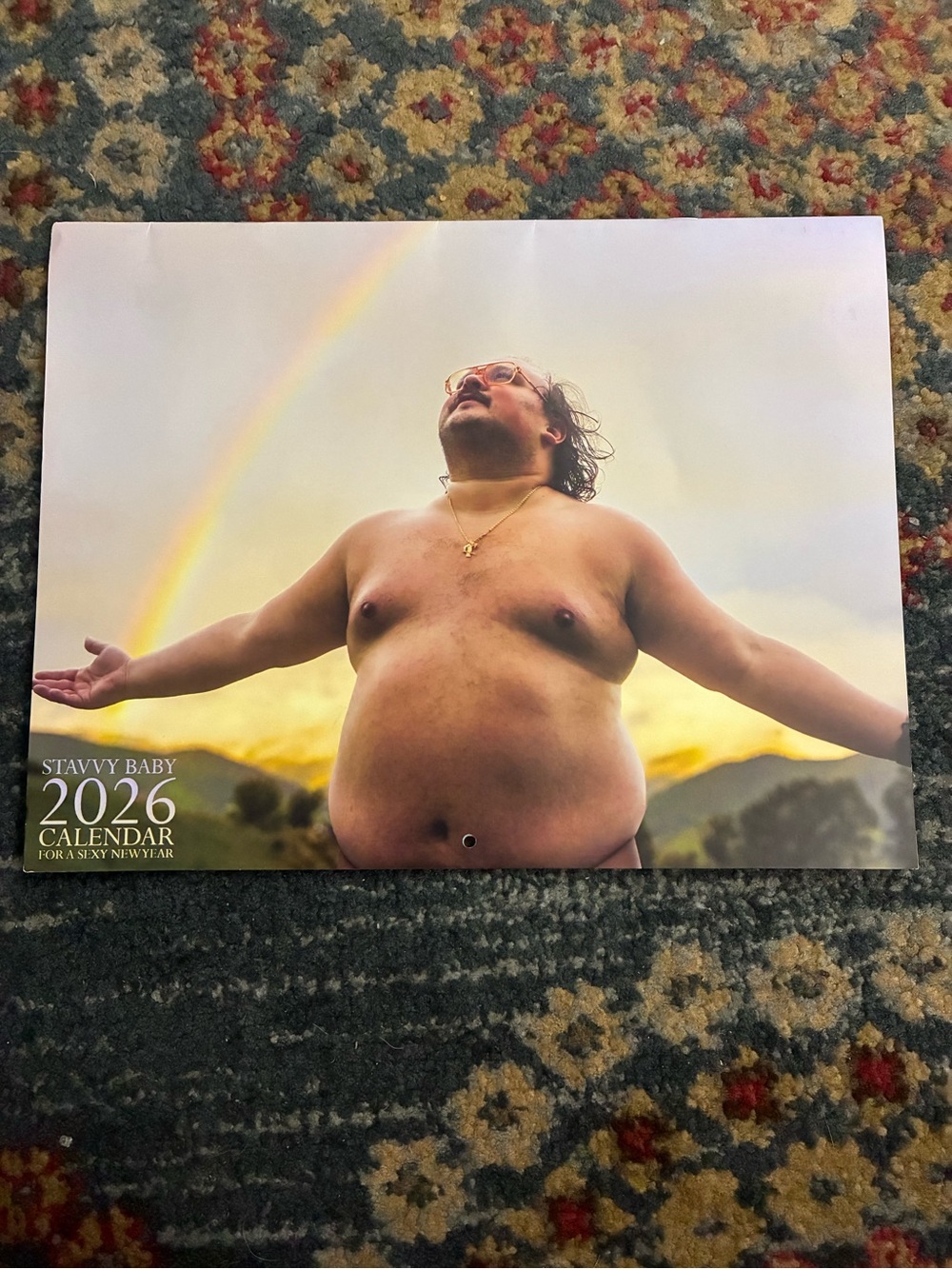Stavvy Baby 2026 Calendar - Rainbow Cover